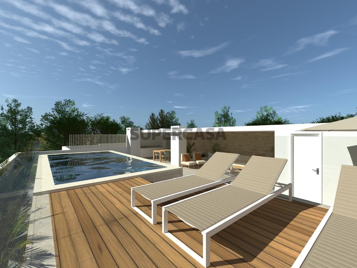 Piscina privada do T3 17