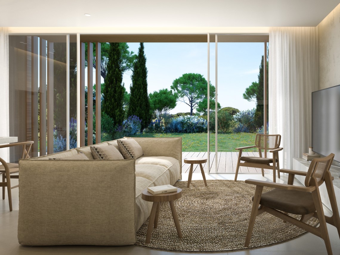 Sala de estar modelo Verdelago