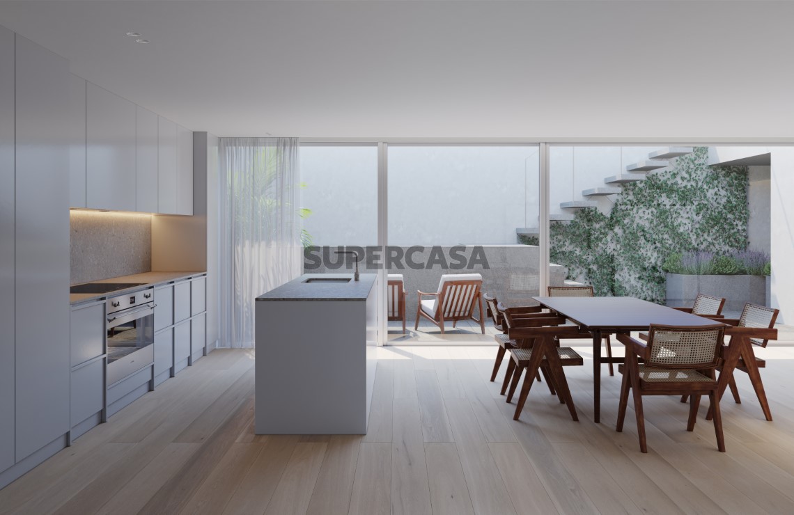 Sala modelo Linea Residences