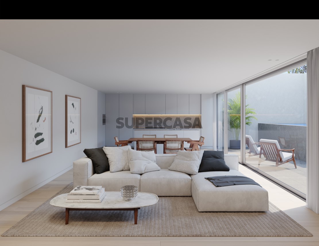 Sala modelo Linea Residences