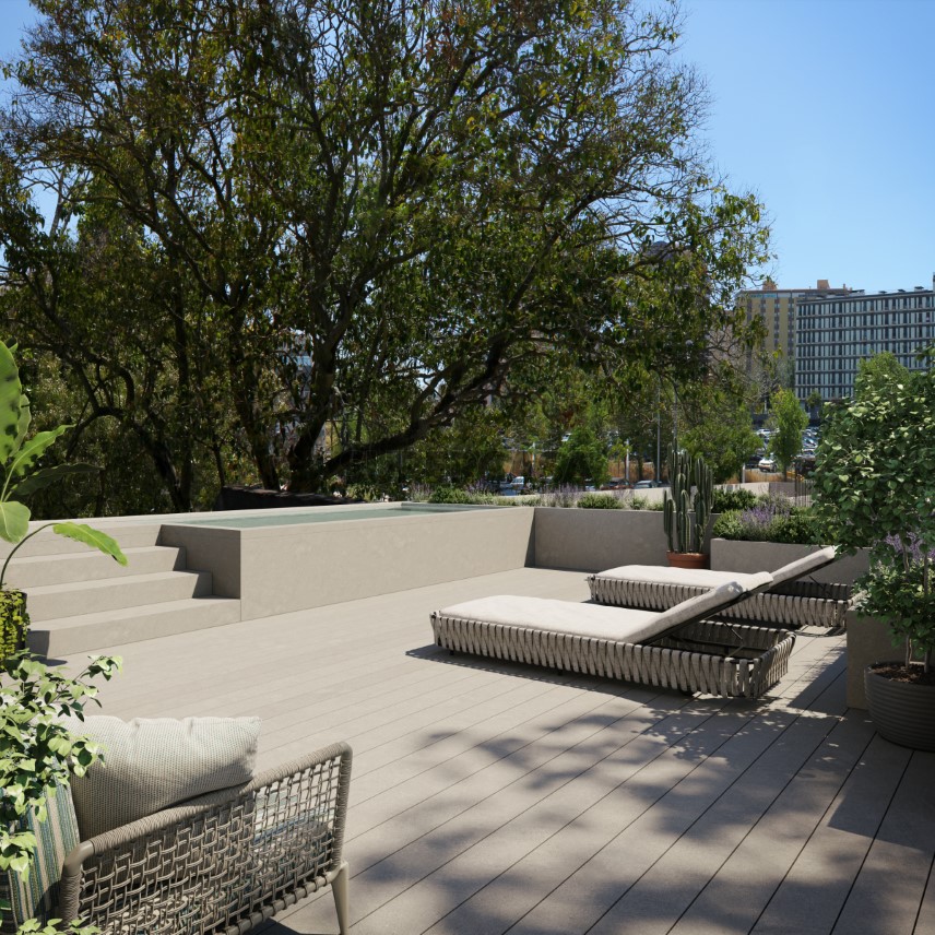 Terraço modelo Linea Residences