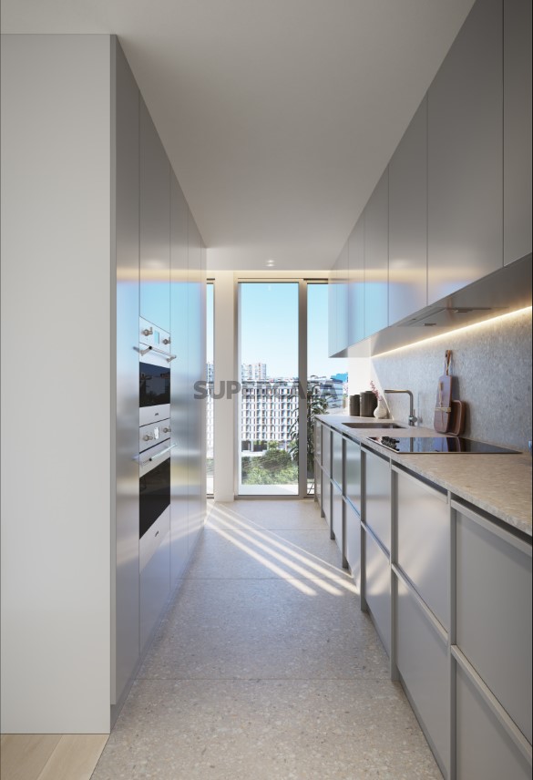 Cozinha modelo Linea Residences