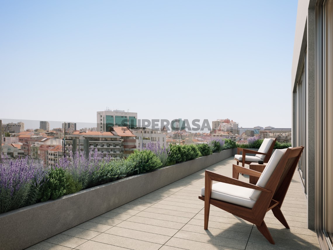 Varanda modelo Linea Residences