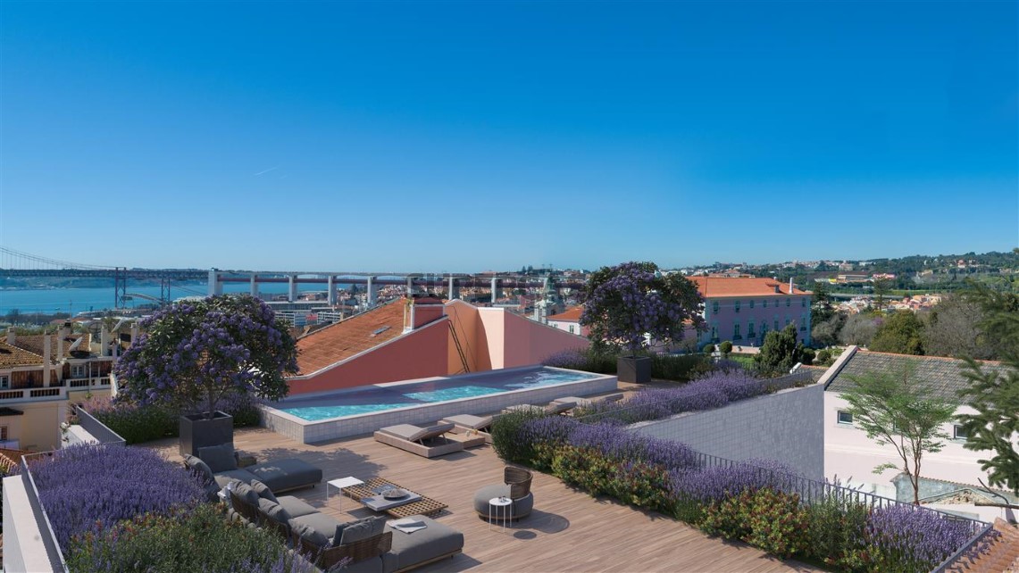 Piscina privativa modelo Real Calçada