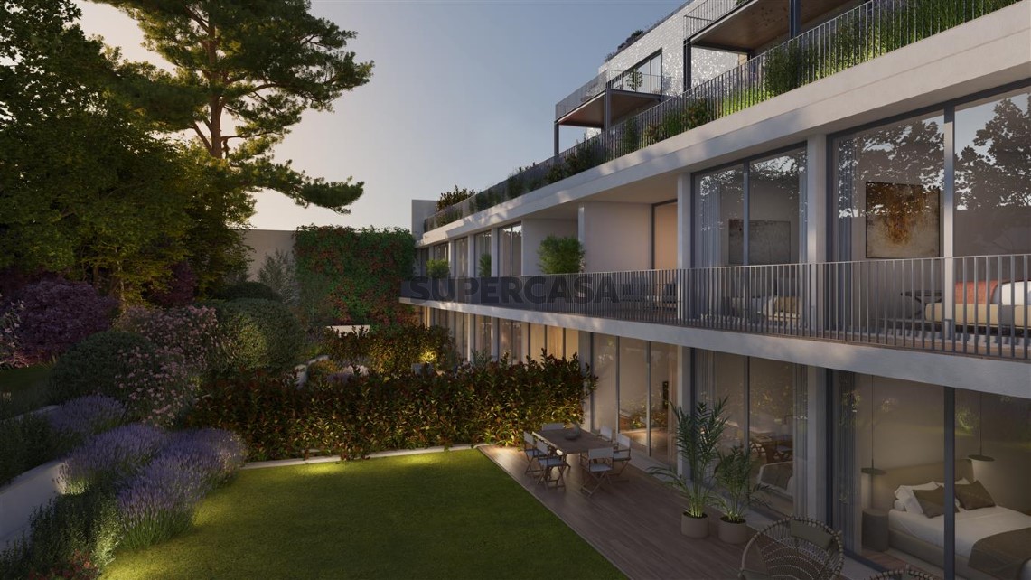 Jardim privativo modelo Real Calçada