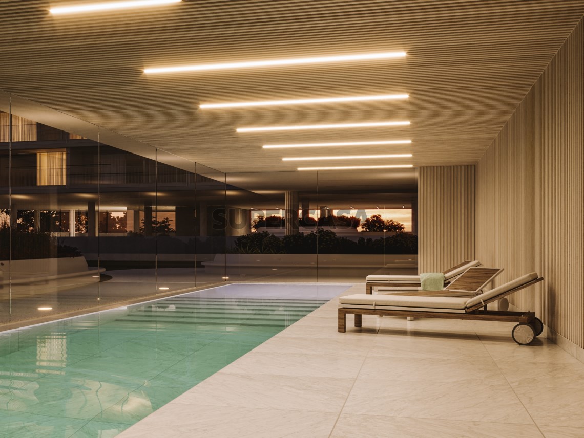 Piscina interior modelo Sereniy Vilamoura