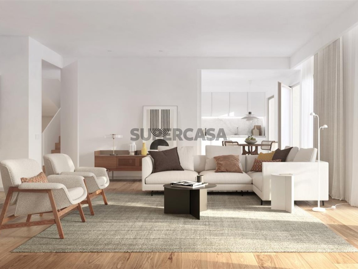 Salas e cozinha duplex modelo Nuance Alvalade