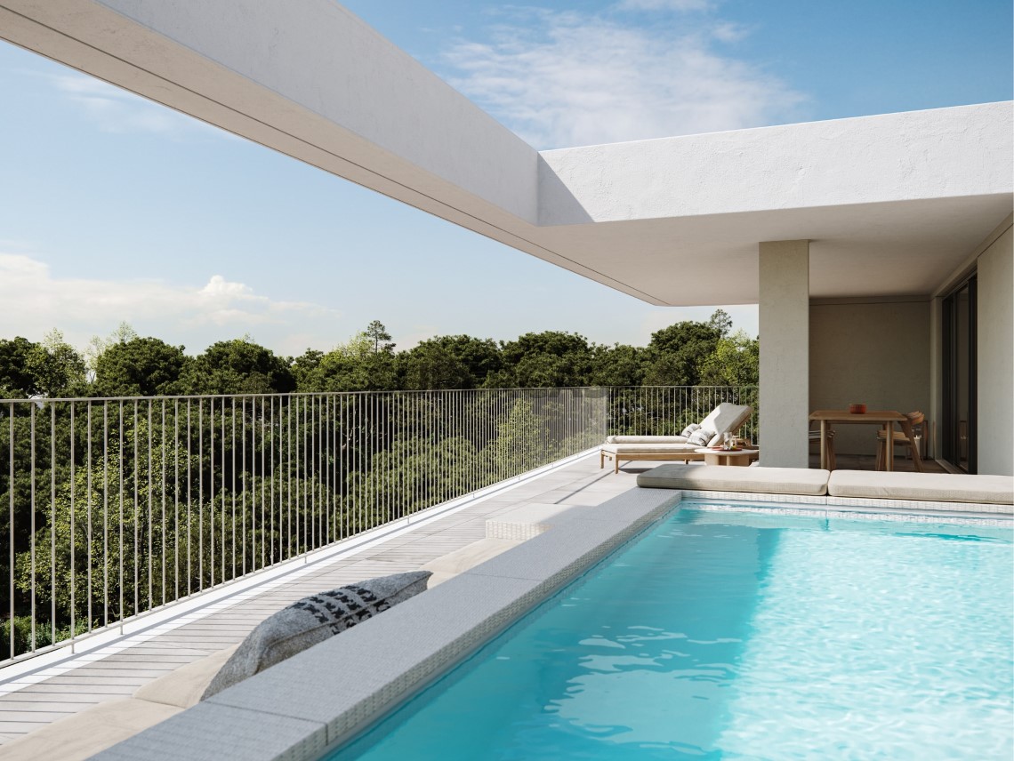 Piscina privada modelo Bloomia