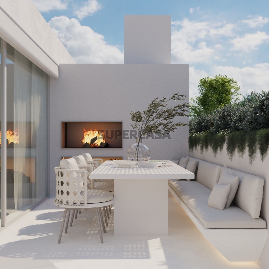 Terraço modelo Cuckoo's Villas