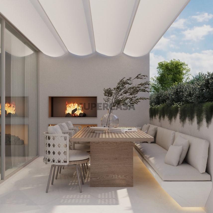 Terraço modelo Cuckoo's Villas