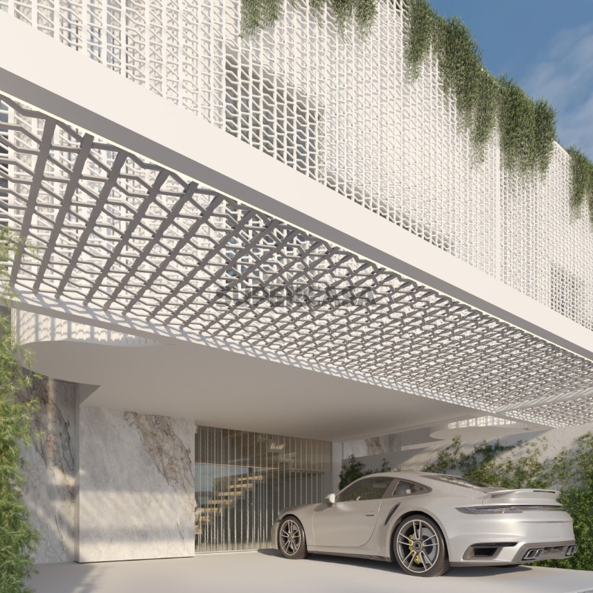 Garagem modelo Cuckoo's Villas