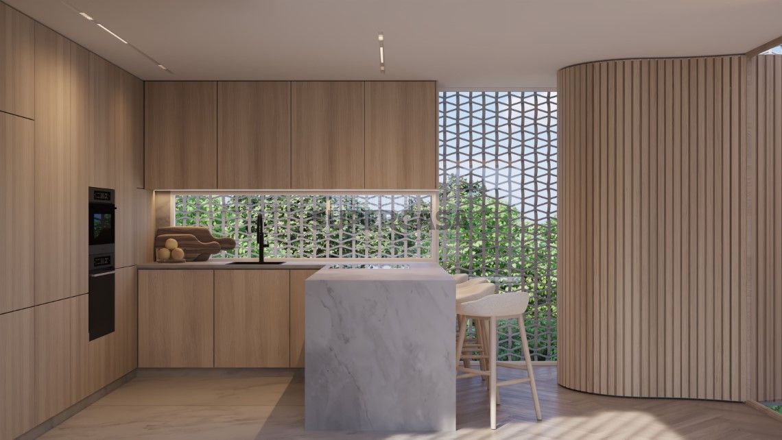 Cozinha modelo Cuckoo's Villas