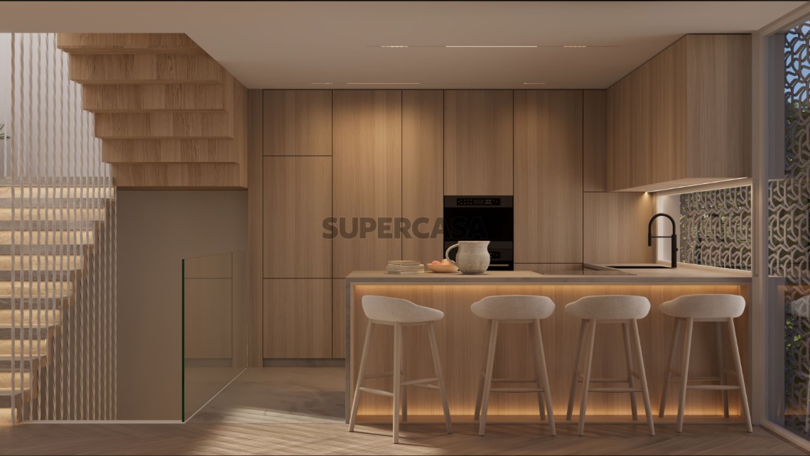 Cozinha modelo Cuckoo's Villas