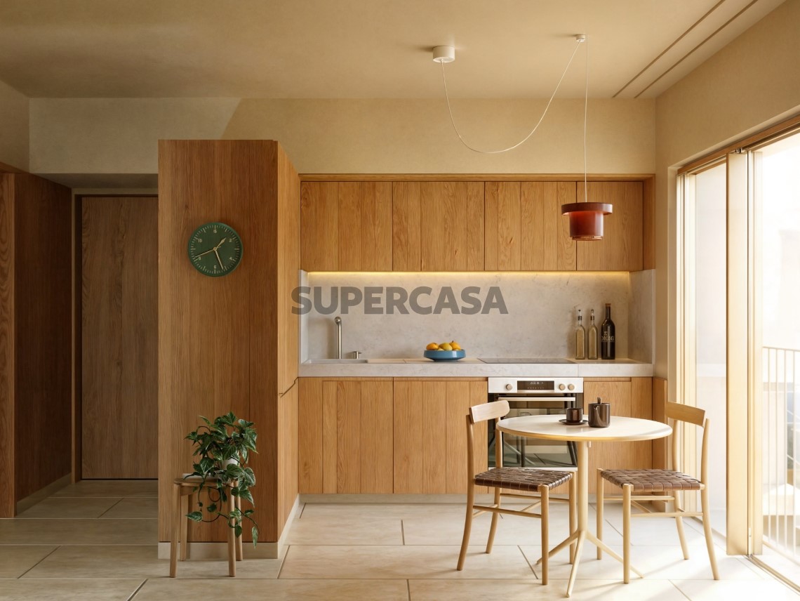 Cozinha modelo Olive Green Residence