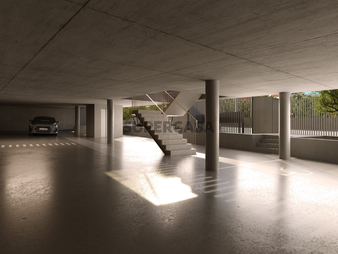 Estacionamento modelo Olive Green Residence