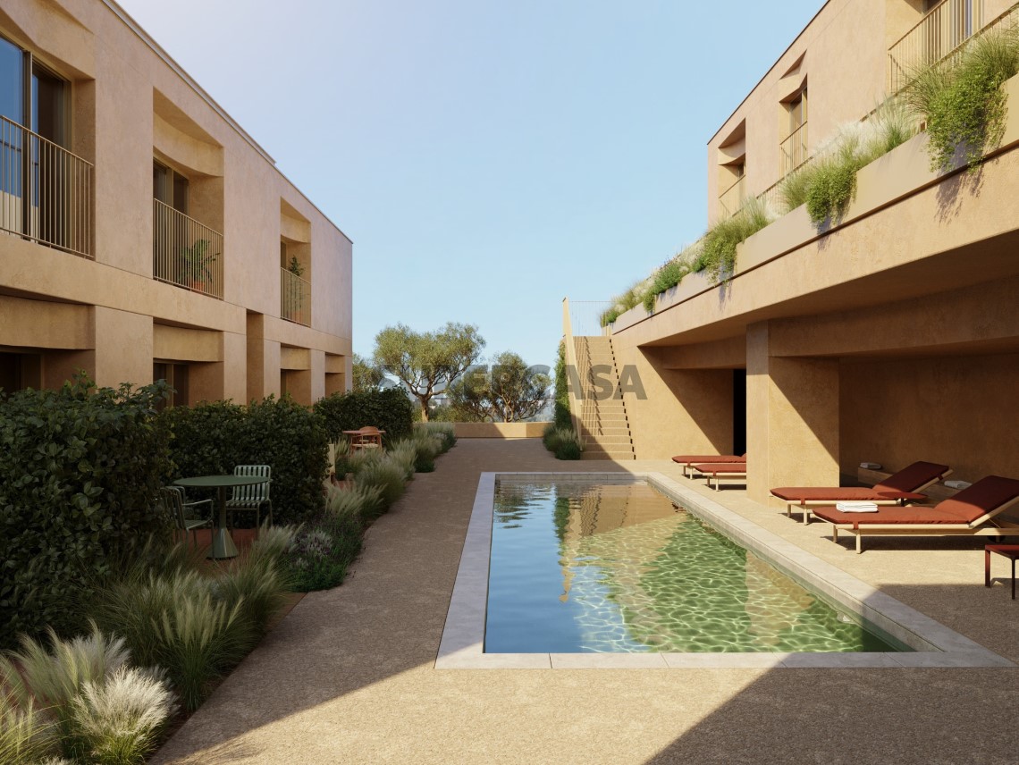 Zona exterior modelo Olive Green Residence