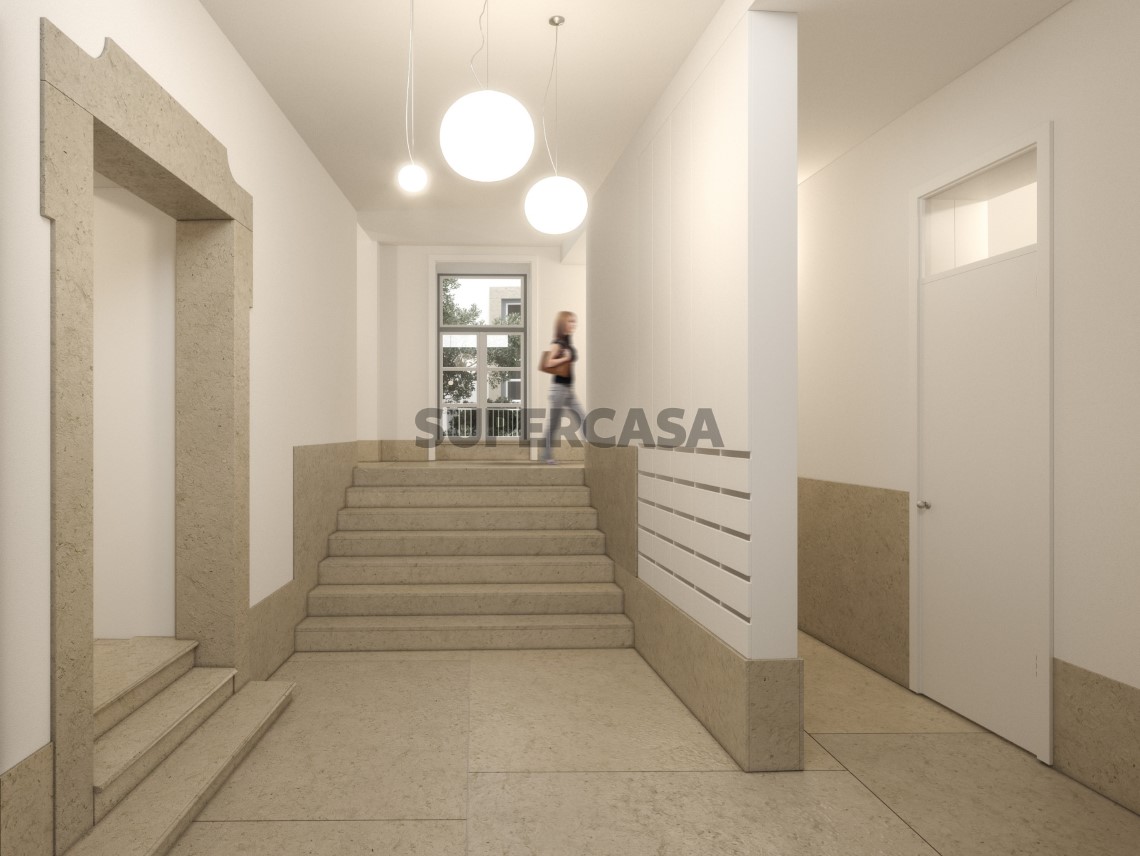 Hall do prédio modelo Stephens
