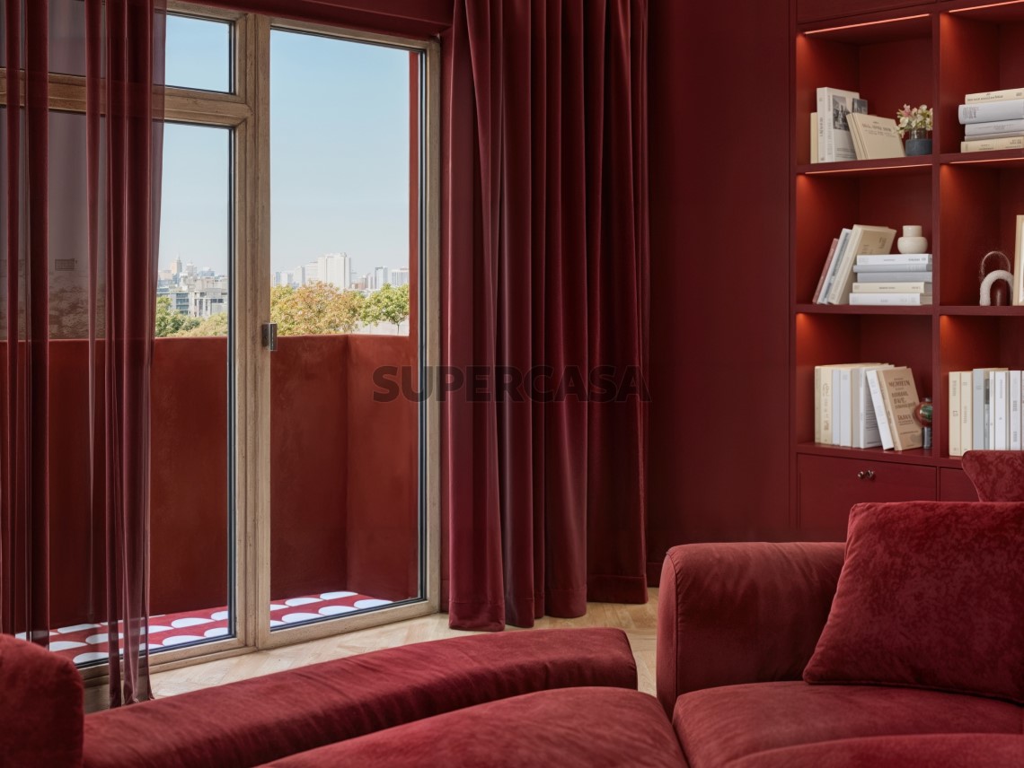 Sala modelo Red In Blue