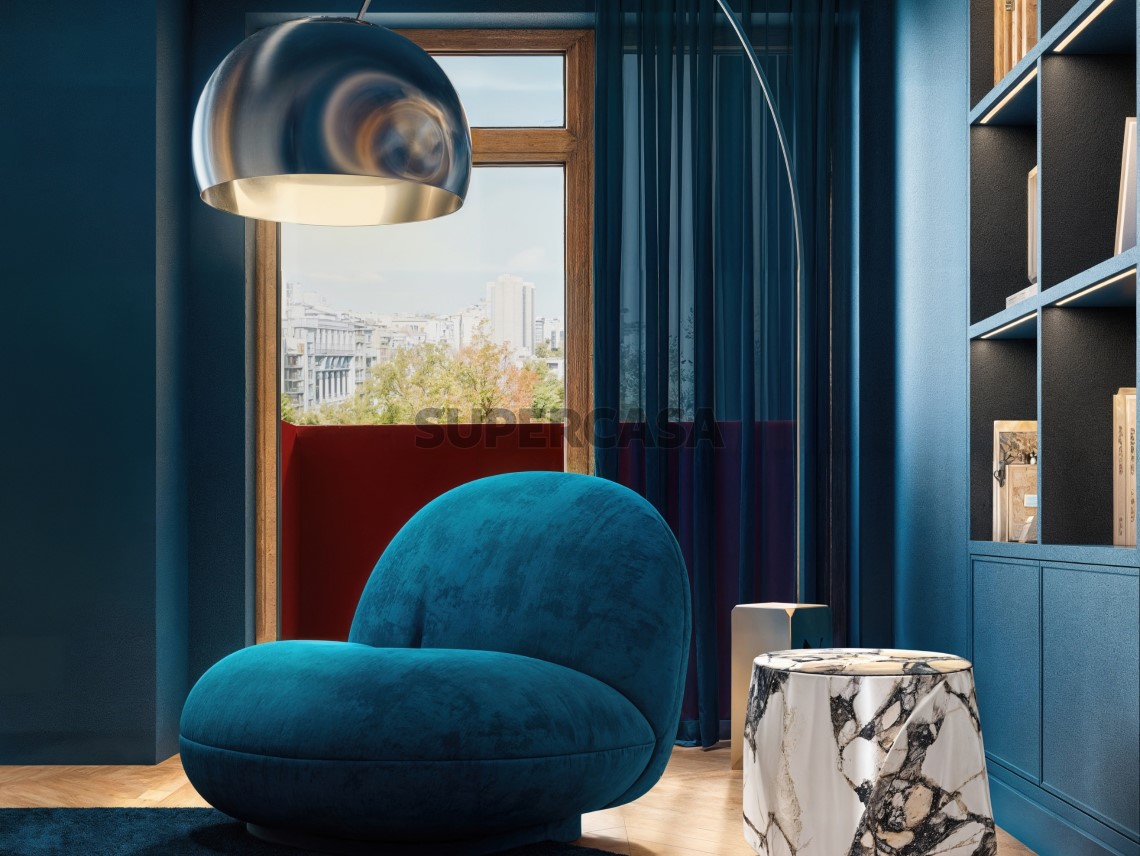 Sala modelo Red In Blue