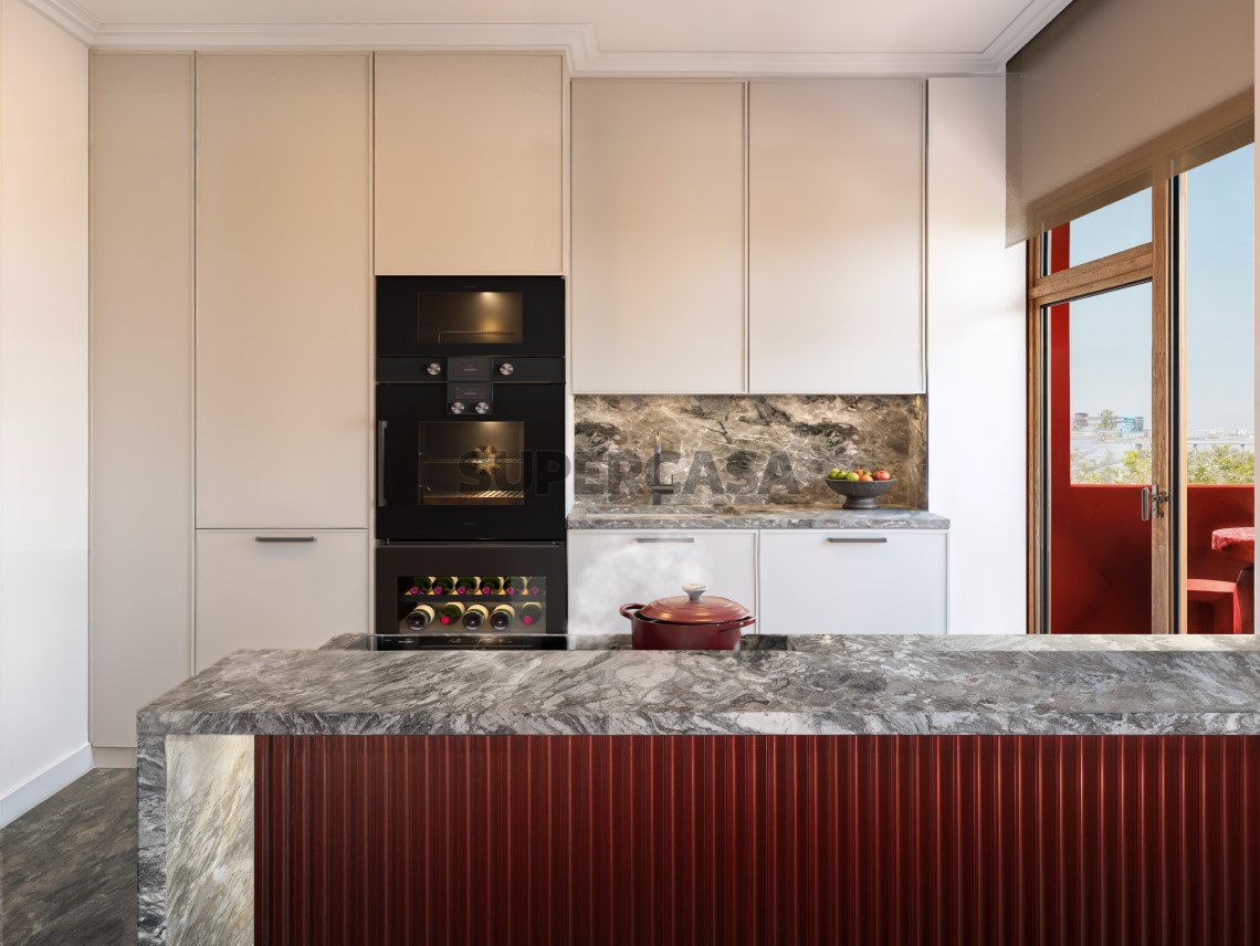 Cozinha modelo Red In Blue