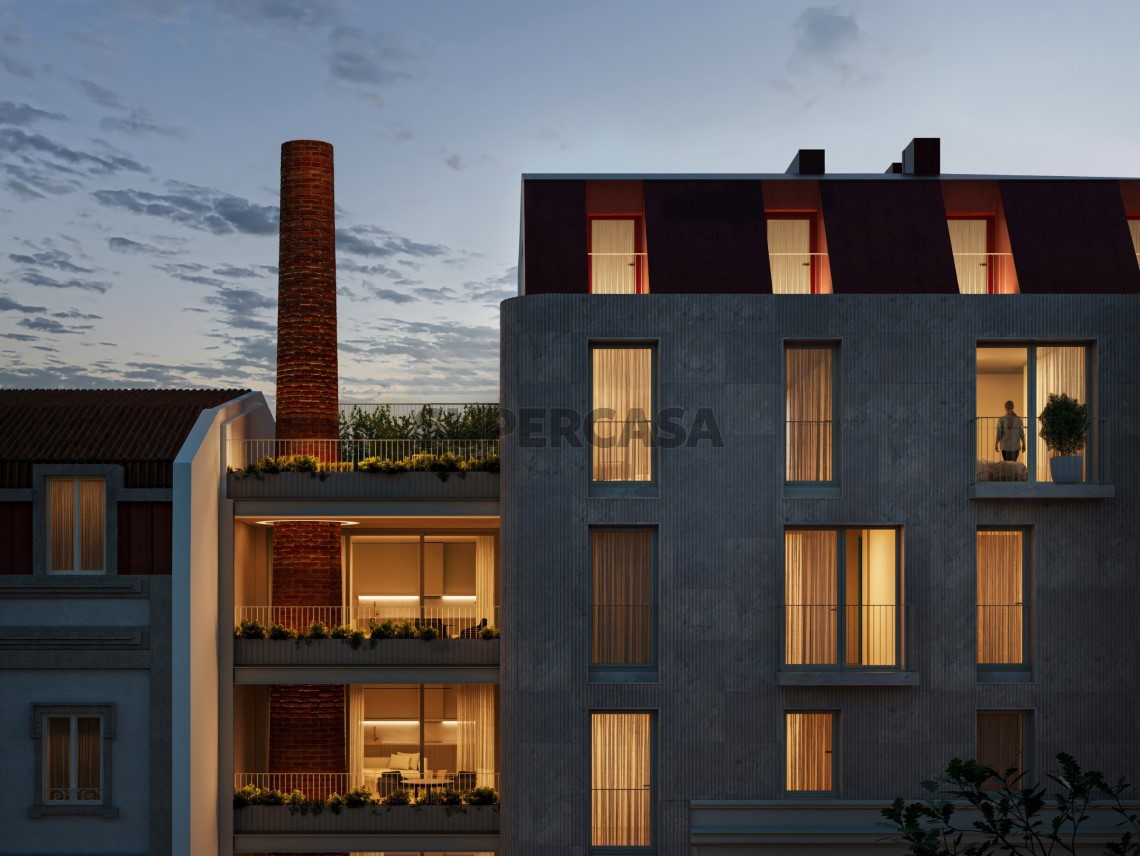 Fachada modelo Metrass