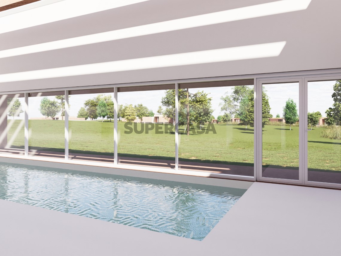 Piscina interior modelo Ruina do Malhadal