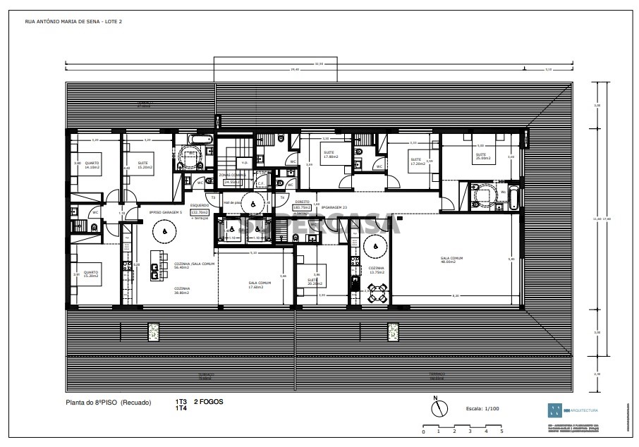 Planta 8º andar