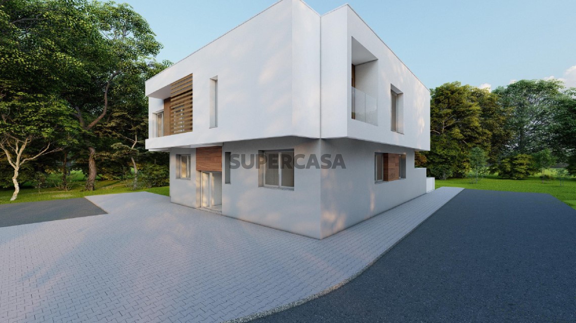 3D Fachada e Lateral Direita
