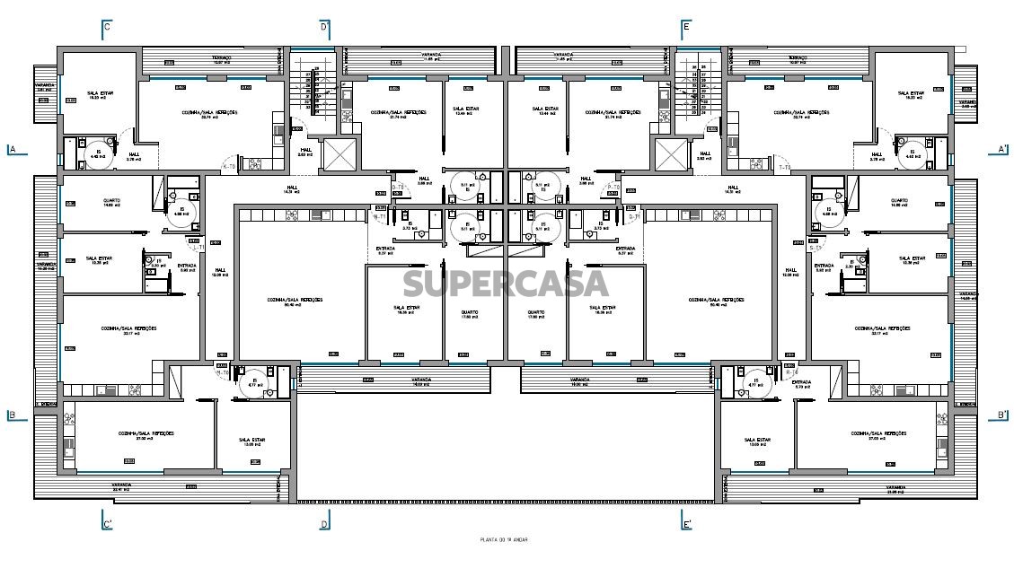 Planta-Empreendimento na Urbanização Lomba dos Moinhos-Apartamento-#QuintadaGomeira#Conceição#CabanasdeTavira#CASASDOSOAVENTO...