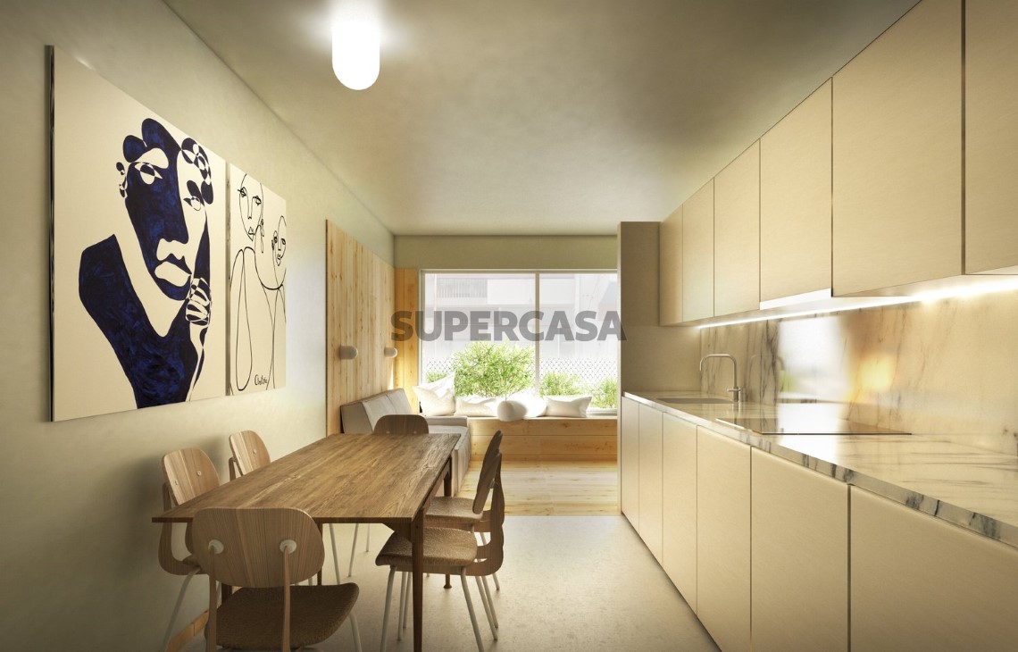 Cozinha-Apartamento T2-#SãoLuís#Faro#Sé #SãoPedro#CASASDOSOTAVENTO