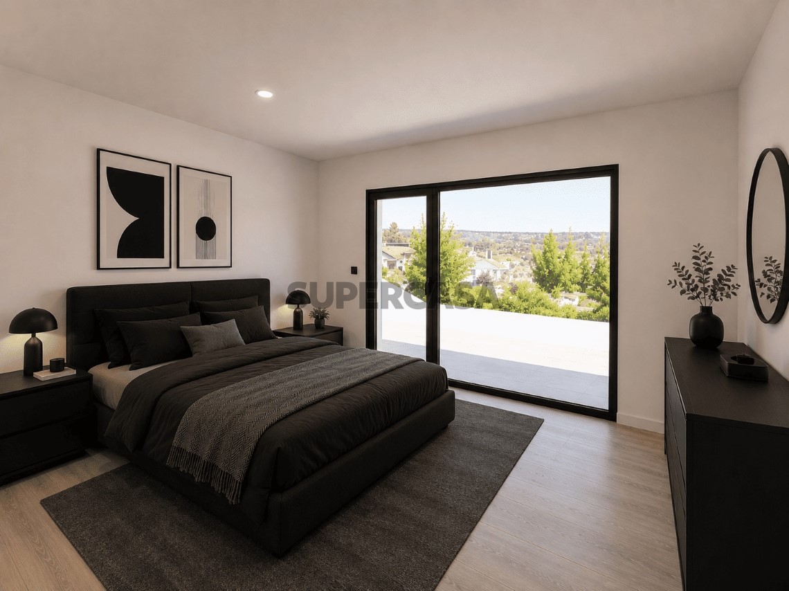 Quarto mobilado IA