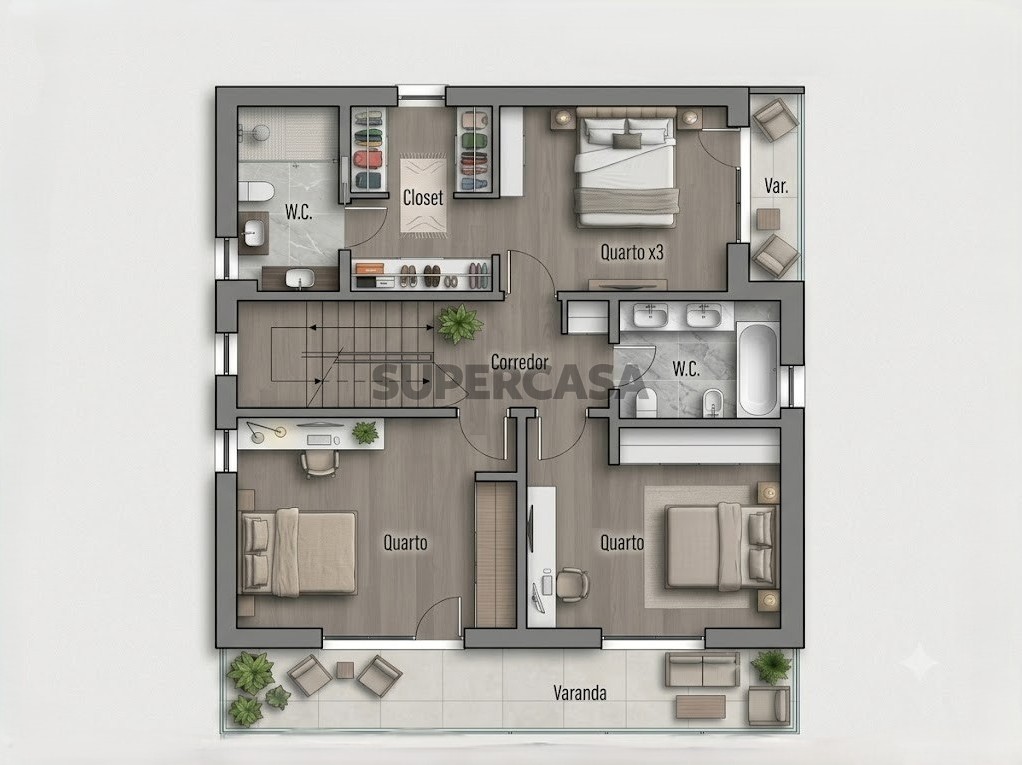 Planta do andar