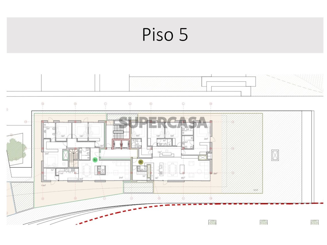 Penthouse 3 Zimmer verkaufen auf Paços de Ferreira, 6º boden