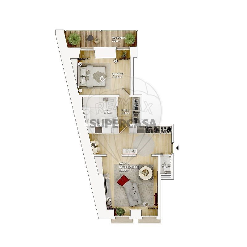 Apartment 1 Zimmer verkaufen auf Santo António