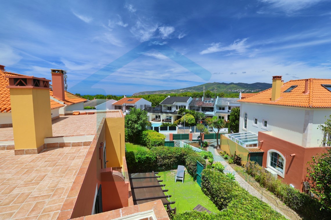 Part of the view from the terrace