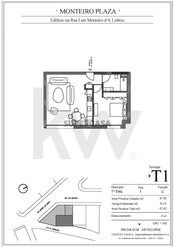 Apartment 1 Zimmer verkaufen auf Penha de França