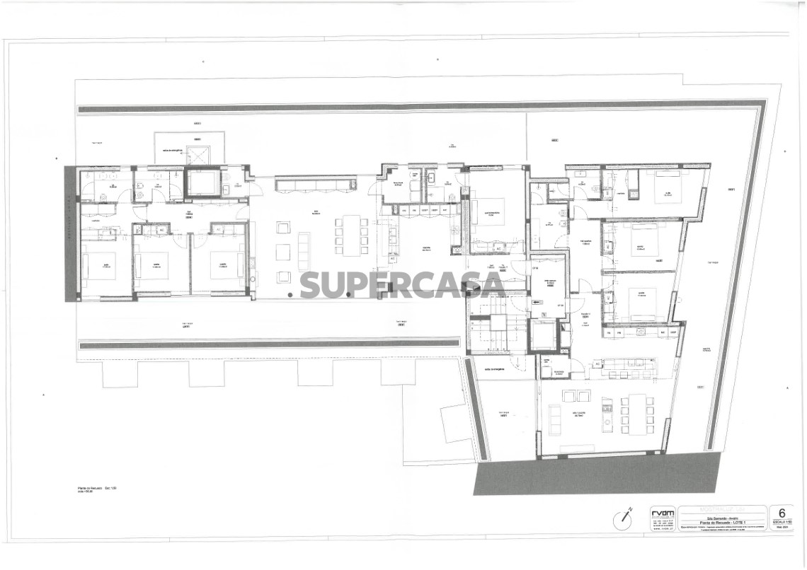 Planta recuado