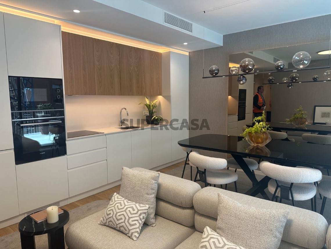 Sala com cozinha em open space