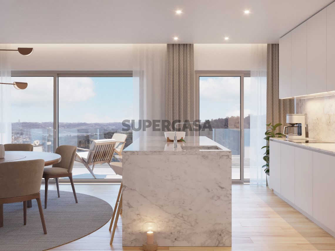 Venda-Apartamento-varanda-garagem-Campolide-Cluttons-3D-piso 5 e 6 cozinha