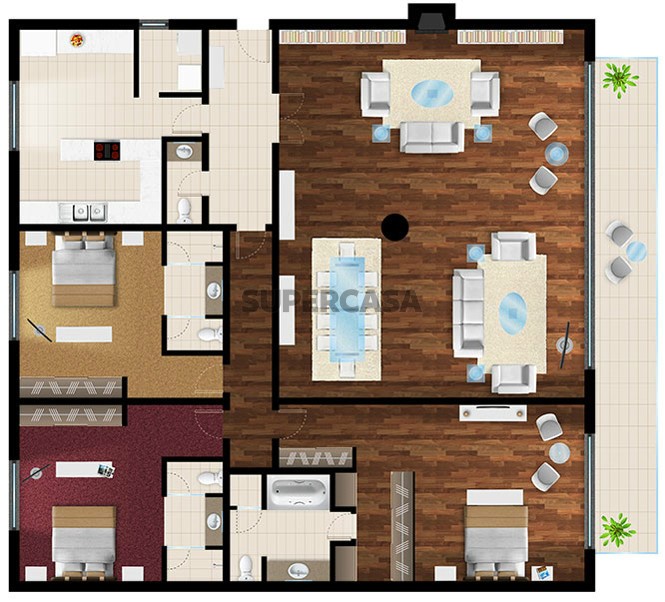 Appartement 3 Chambres vendre au S.Maria e S.Miguel, S.Martinho, S.Pedro Penaferrim