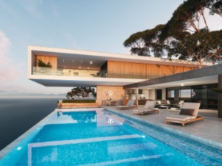 Piscinas infinitas dão novo luxo às casas