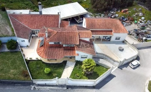 Vista aérea moradia