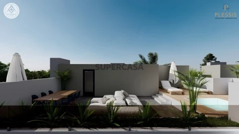 Luxuoso Apartamento T3. Piscina privada na cobertura, estacionamento em Olhão
