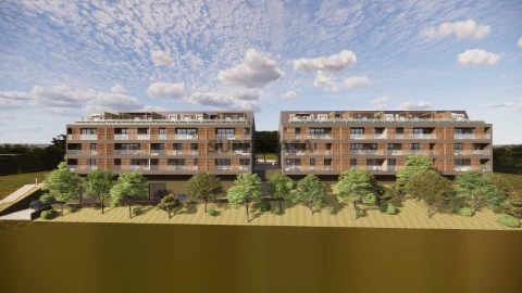 Apartamento T5 DUPLEX em construção | Condomínio com piscina e vista para rio | Santa Clara