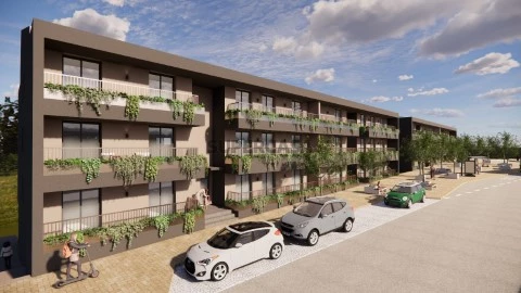 Apartamento T5 DUPLEX em construção | Condomínio com piscina e vista para rio | Santa Clara