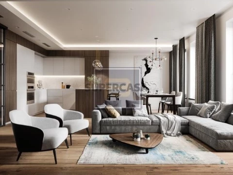 T4 penthouse with private pool and sea view in Cascais