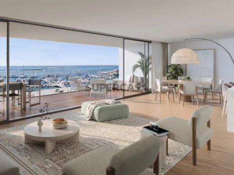 Sala de estar modelo T2 Del Mar Waterfront Living