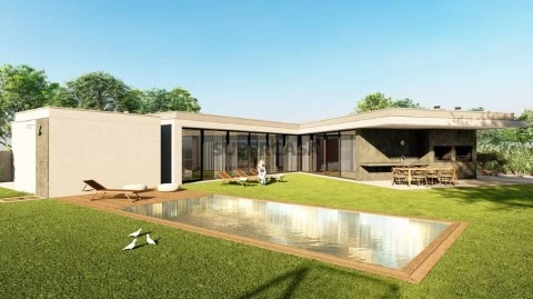Projeto Moradia Térrea T3 c/ piscina
