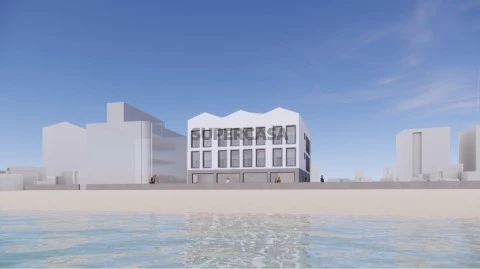 Lote terreno para construção Trafaria Vista Rio 1º Linha