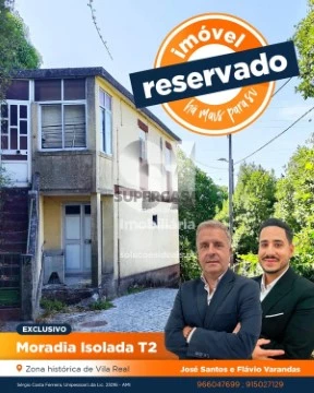 Moradia T2 em União das freguesias de Vila Real, Vila Real